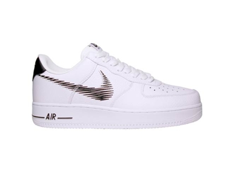 Zapatillas Deportivas NIKE Air Force 1 Low Zig Zag Hombre (Blanco -Material Sintético -44)