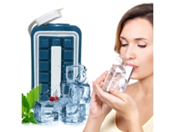 Molde De Silicona Para Cubitos De Hielo, 36 Cubitos, Material Seguro Y Portátil Para Picnics Y Para Refrescarse.