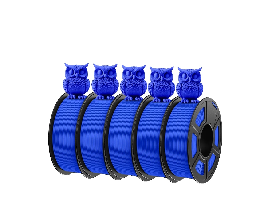 Filamento PETG, 1,75 mm de diámetro, 1,1 kg por rollo, alto flujo, Hspegg Blue OEM
