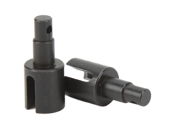Pieza De Mejora De Acero Outdrive Diferencial Delantero Rc Copa De Accionamiento Para Losi Baja Rey 1/10 Coche Rc 2pcs Negro