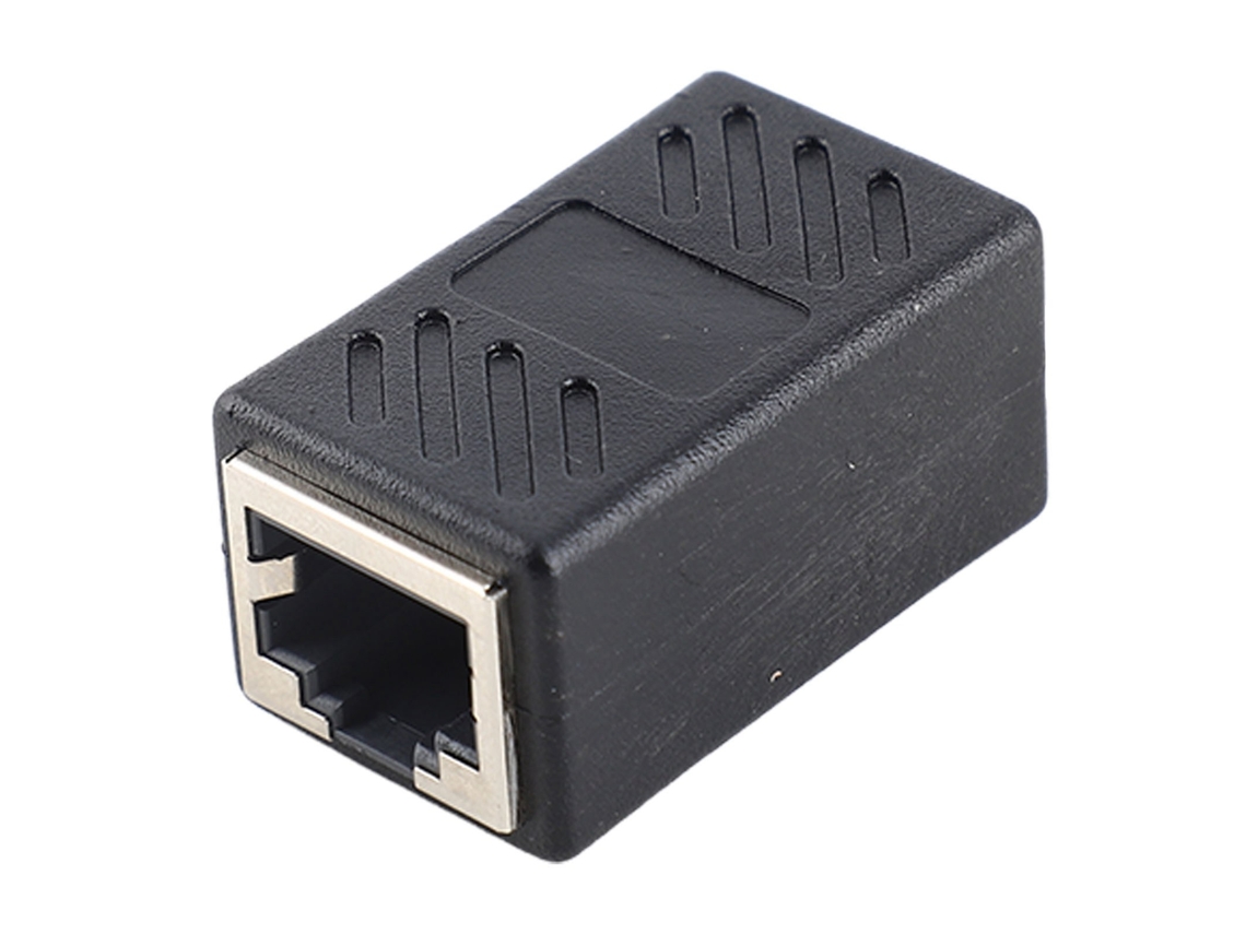 Acoplador Em Linha Rj45 Fêmea-fêmea Extensor De Cabo Ethernet Cat7/cat6/cat5 Com Conector Modular Reto