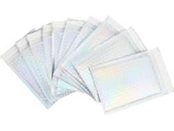 Lote de 20 sobres acolchados de colores con forro de burbujas, 4 cm, impermeables, ligeros y autoadhesivos. CHABERLU