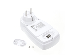 Enchufe Digital Para Contador De Energía Con Gráfico, Medidor De Potencia, Temporizador Y Enchufe Británico Para Uso En Interiores.