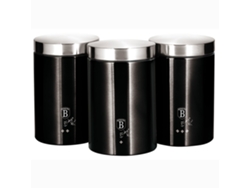Botellas de Cocina BERLINGER HAUS (11 x 17,8 cm - Acero Inoxidable - Negro)