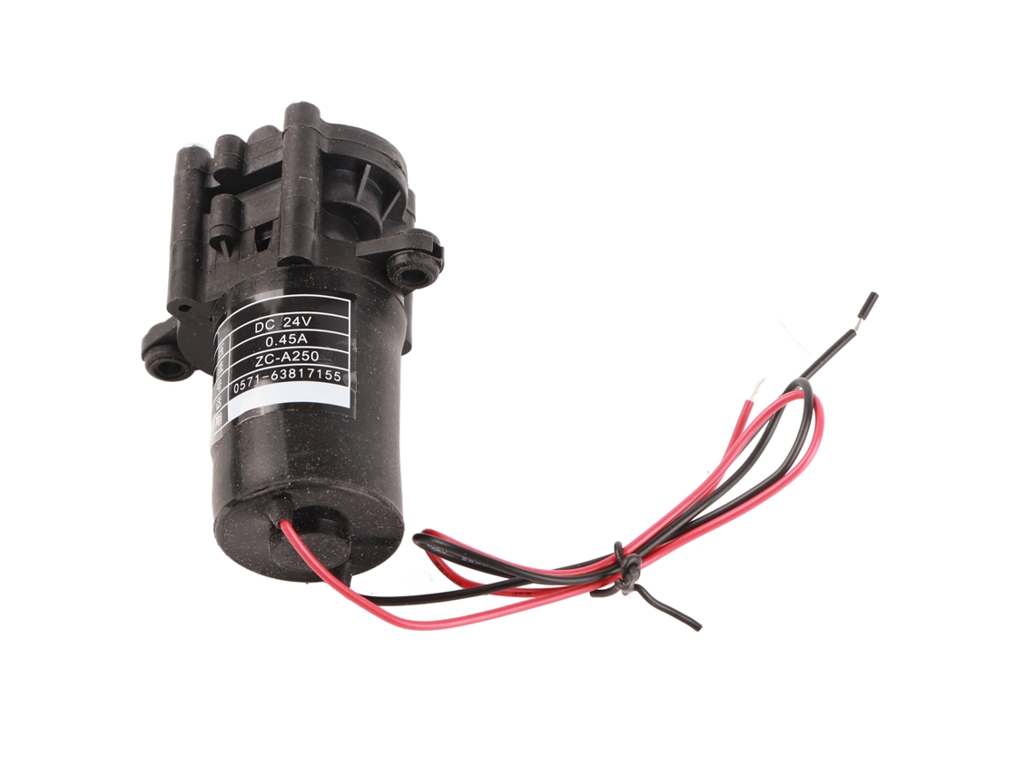 Minibomba de engranajes autocebante de plástico ZC-A250, resistente a la corrosión, 24 V CC, para agua.