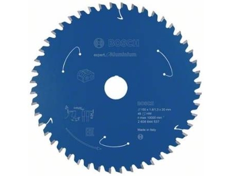 Disco de Sierra Circular BOSCH Para Sierra Sin Cables Expert para Aluminio 150x1.8/1.3x20 T48 para Sierras Circular Manuais