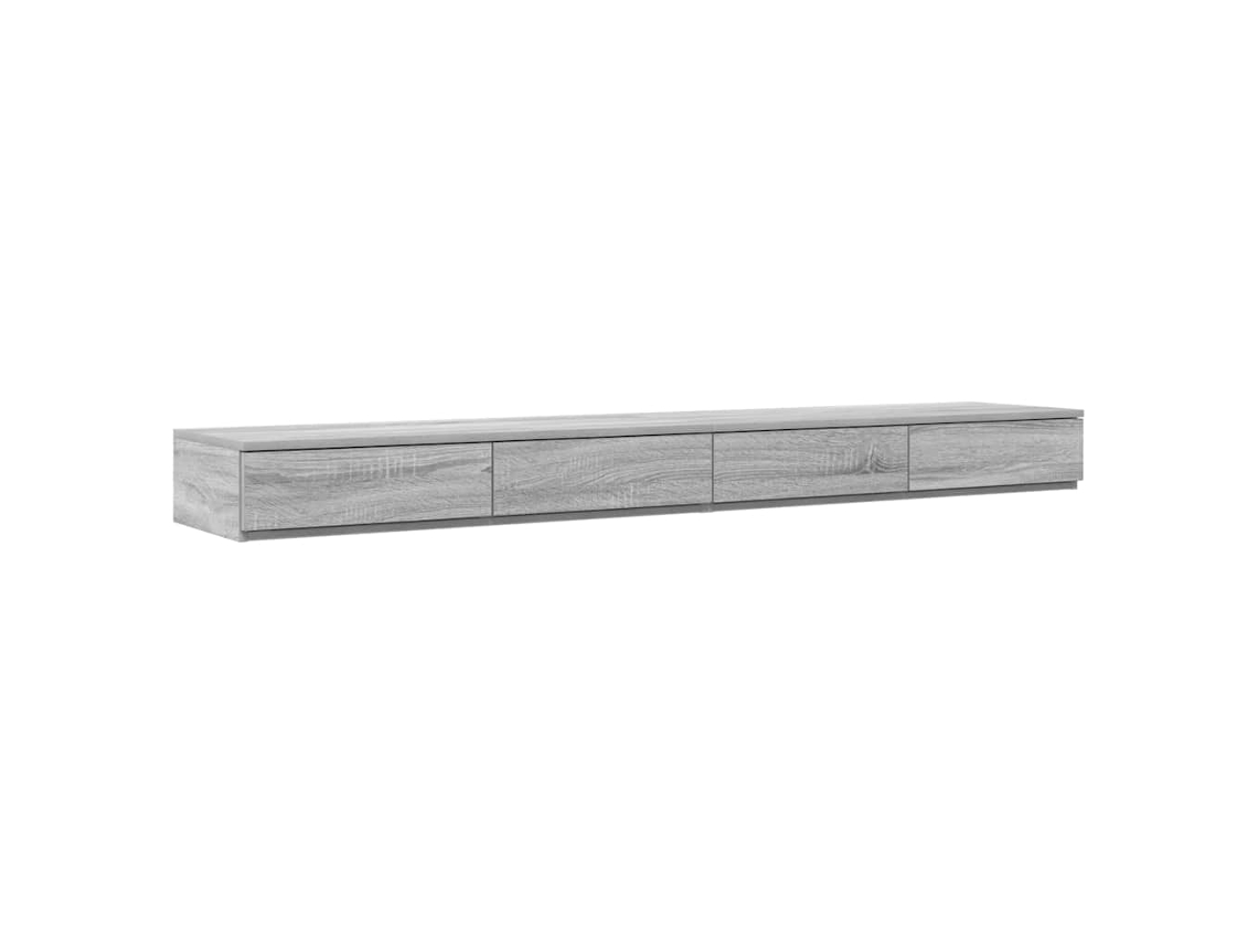 Maison Exclusive - Cajones De Cama Con Cajón Gris Sonoma 180 X 36,5 X 16,5 Cm