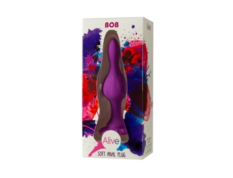 Plug Anal Bob M Silicona 12 Cm ALIVE