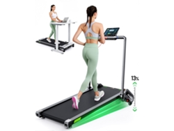 Cinta de correr Akluer H1 B con inclinación automática, 13 y 6 niveles, soporte con inclinación automática, control remoto y pantalla LED.
