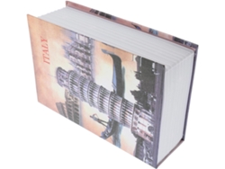 Caja Fuerte Simulada Con Forma De Libro Pequeño Con Llave, Almacenamiento Oculto, Distracción, Colección Secreta