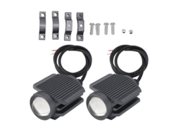 Rebe-2pcs Focos De Motocicleta Led Ip67 Impermeable Luz Lejana Y Cercana Ultra Brillante Faros De Niebla Para Accesorios Dc12‑80v