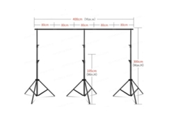 Estructura XXL para Estudio de Fotografía y Video 3X4M