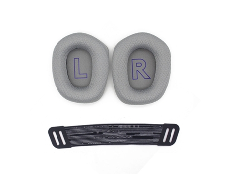 Almohadillas de repuesto y diadema para Logitech G733 Gris