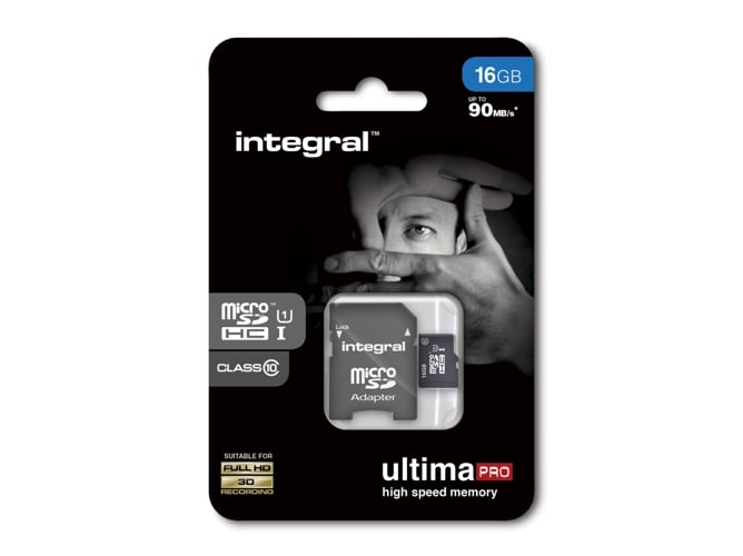 Tarjeta de Memoria MicroSD INTEGRAL UltimaPro 16GB Class10