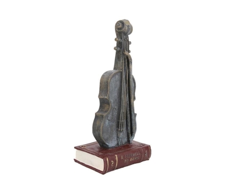 Instrumento ornamento escultura Retro resina violín/saxofón modelo ornamento decoración del hogar instrumento artesanal