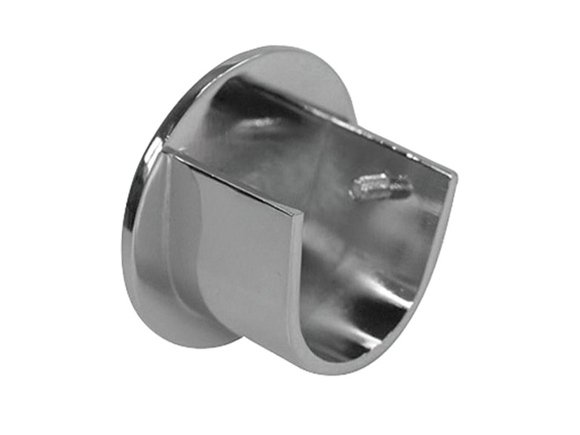 Soporte Zirconio Lateral 20 mm Niquel Mate (2 Piezas) RIEL CHYC