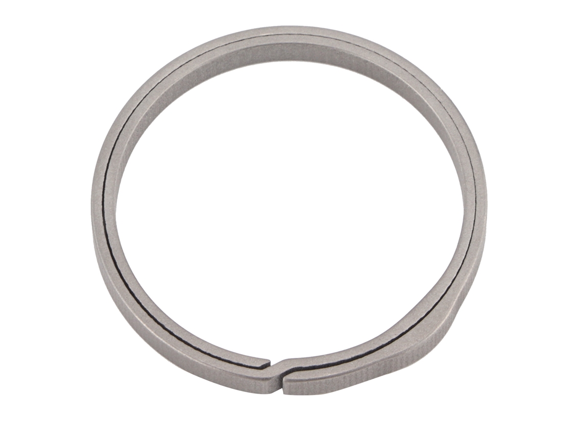 Anel De Chave De Liga De Titânio 33mm Com Abertura Lateral Anti-corrosivo Acessório Portátil Para Outdoor Cinza