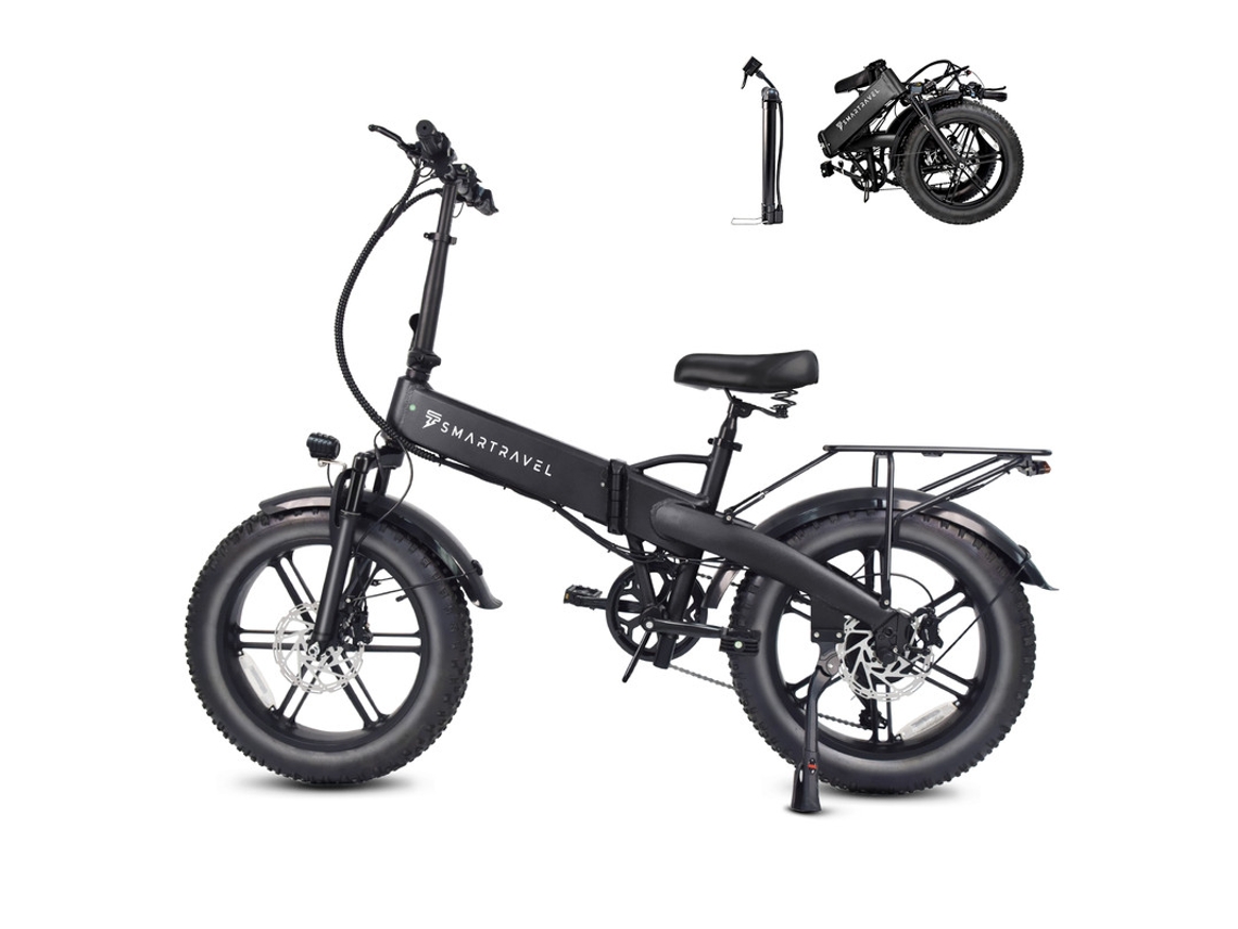 Bicicleta Eléctrica Plegable Aairsk M6 Batería 48V 15 Ah, Frenos Disco Hidráulicos, Neumáticos 20x4'',cuadro Aleación Aluminio, 250 W