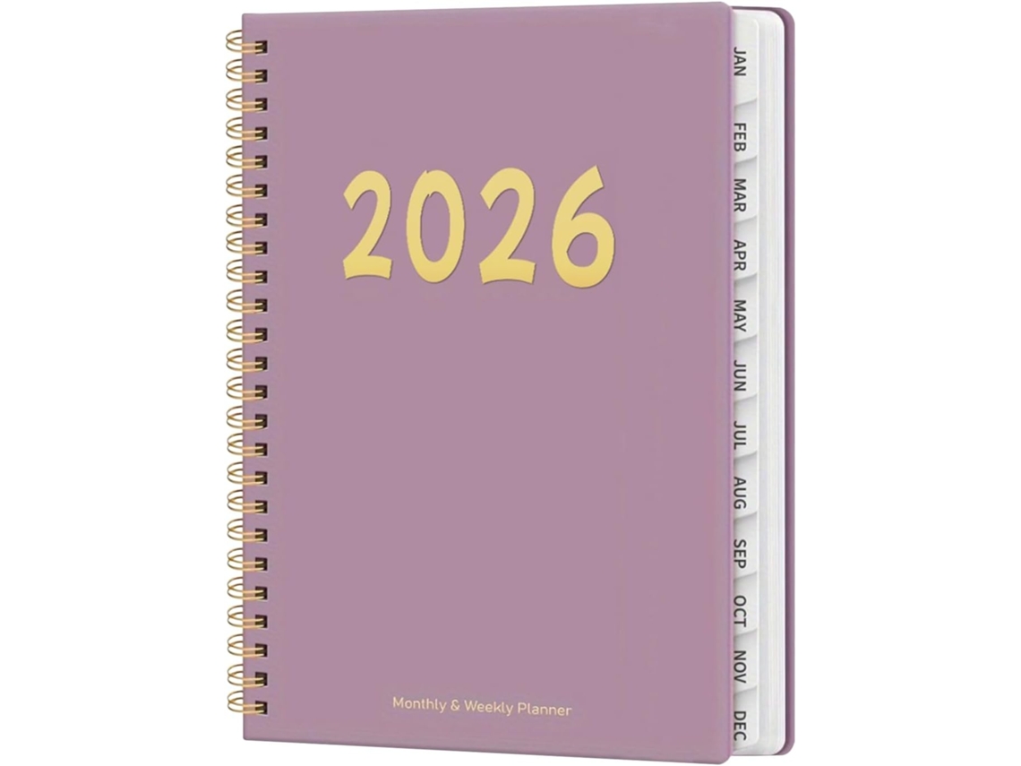 Agendas 2026 | Material De Estudio Para 12 Estudiantes Planificador 2026 Con Vistas Semanales Y Mensuales