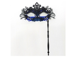 Máscara De Media Cara Con Forma De Cola De Fénix Y Correa Brillante Desmontable Para Fiestas De Disfraces, Carnaval Y Halloween.