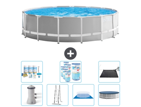 Piscina Tubular INTEX 26726GN-CB44 (16805 L - 457x122cm)