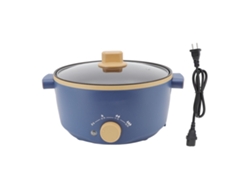 Sartén Eléctrica Multifuncional De 2,5 L Y 800 W Con 3 Velocidades, Control Antiadherente, Enchufe Usb De 110 V.