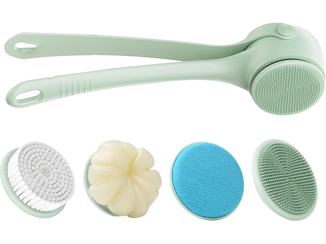 Brosse De Douche Électrique, Scrubber Sans Fil Impermeable