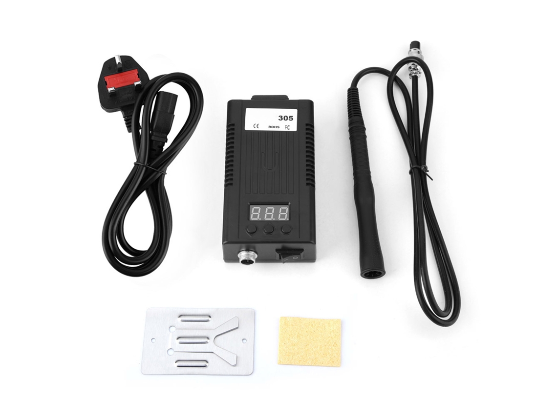 Estación De Soldadura Digital Portátil Ajustable De Temperatura 305 70w