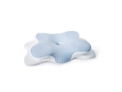 Almohada Para El Cuello Ergonómica De Espuma Viscoelástica Transpirable Para Dormir (azul) Cuich