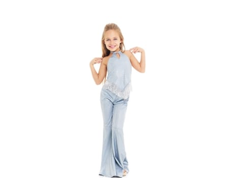 Disfraz de Niña PARTILANDIA baile disco brillante (Tam.: 10-12 anos)