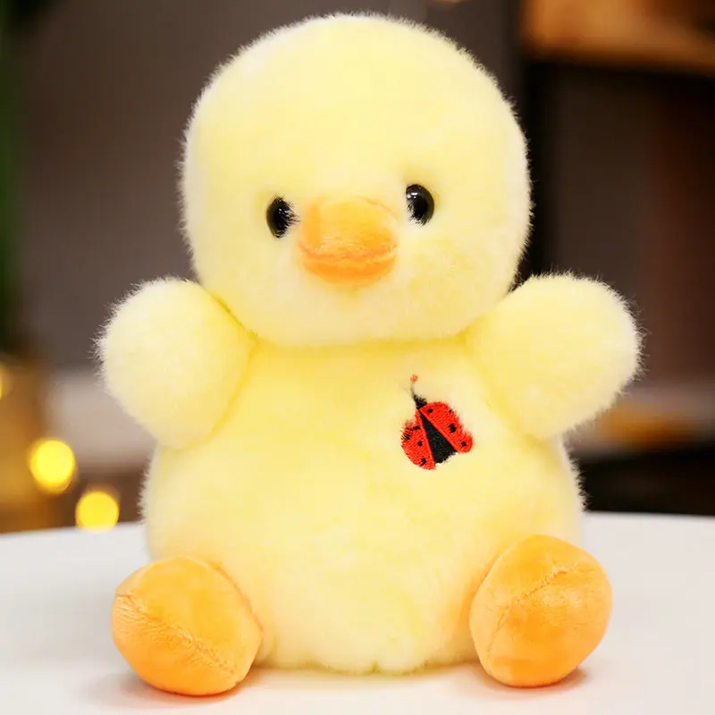 Almohada de peluche con forma de animalito MDUG (pato, 20 cm)