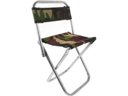Silla Plegable Portátil Stobaza Con Camping Pesca Respaldo, Asiento Práctico