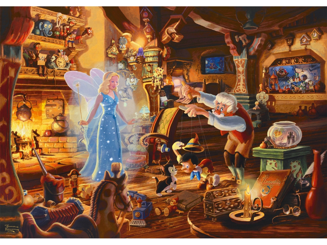 Schmidt Pinocho Geppetto Disney Rompecabezas, 1000 Piezas