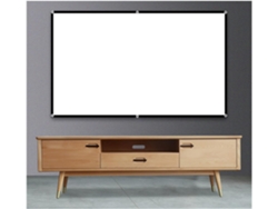 Pantalla de proyección de 100 pulgadas con formato 16:9 para uso doméstico y exterior.