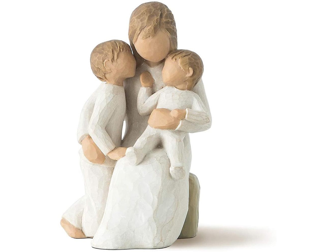 Figura de madre y bebé moldeada y pintada a mano, regalo para mamá primeriza, hija, esposa o nuera.