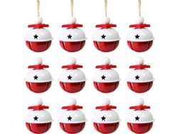 12 Campanas Navideñas, Decoración Hecha A Mano, Decoración Para Fiestas Navideñas En El Hogar.