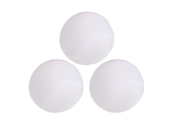 2026 3pcs Pelota De Yoga De Goma Suave Tpr Para Entrenamiento, Squeeze, Alivio Del Estrés Y Masaje, Juguete Para Niños Y Adultos, Blanco