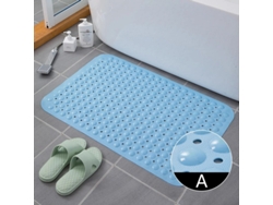 (azul Cielo) Alfombrilla De Baño Con Ventosa Antideslizante, Material De Pvc, Alfombrilla De Masaje Ecológica