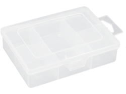 Caja de almacenamiento CHABERLU para herramientas y ferretería, de dos niveles.