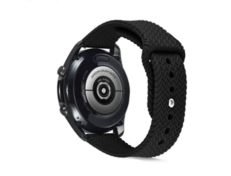 Correa de Silicona 20mm para Samsung Galaxy Watch4 Classic 46mm 42mm/Watch4 44mm 40mm/Galaxy Watch Active 2/Gear S2 Classic - negro