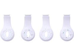 2 Pares De Carcasas Internas De Repuesto Para Auriculares Repair Studio 3.0 Blancas