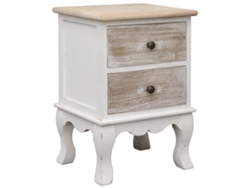 Maison Exclusive - Mesitas De Noche 2 Unidades Madera De Paulownia 35x30x50 Cm