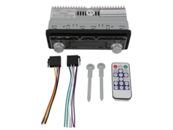 Kit De Autorradio De Un Solo Din Con Bluetooth 5.0, Mp3, Usb, Fm Y Control Remoto De 12 V Universal.