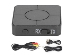Adaptador 2-in-1 Sem Fio Bt 5.0 Conector Combo Cartão Plugável Áudio Para Reprodutor Handsfree