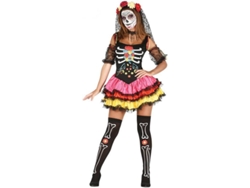 Disfraz de Mujer DISFRAZZES Señorita Del Día De Muertos (Talla: L)