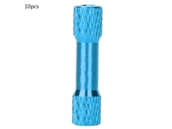 10 Espaciadores De Columna De Aluminio Anodizado M3x25mm Con Rosca Hembra Para Drones/cuadricópteros - Azul Claro
