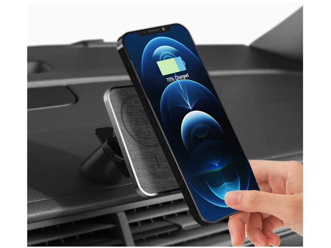 Cargador Sem Carro para iPhone 12 Mini/12 Pro/12 YIZHOOD Blanco