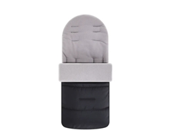 Saco de dormir térmico Chrui 2 en 1 para cochecitos, para bebés de 0 a 36 meses (gris)