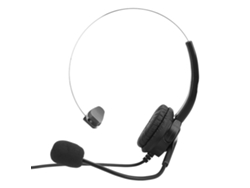 Fone De Ouvido Para Centro De Chamadas Com Microfone Cancelamento De Ruído Monaural Interface 3.5mm