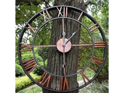 Reloj de jardín grande con números romanos y decorativo. KOFIHETY